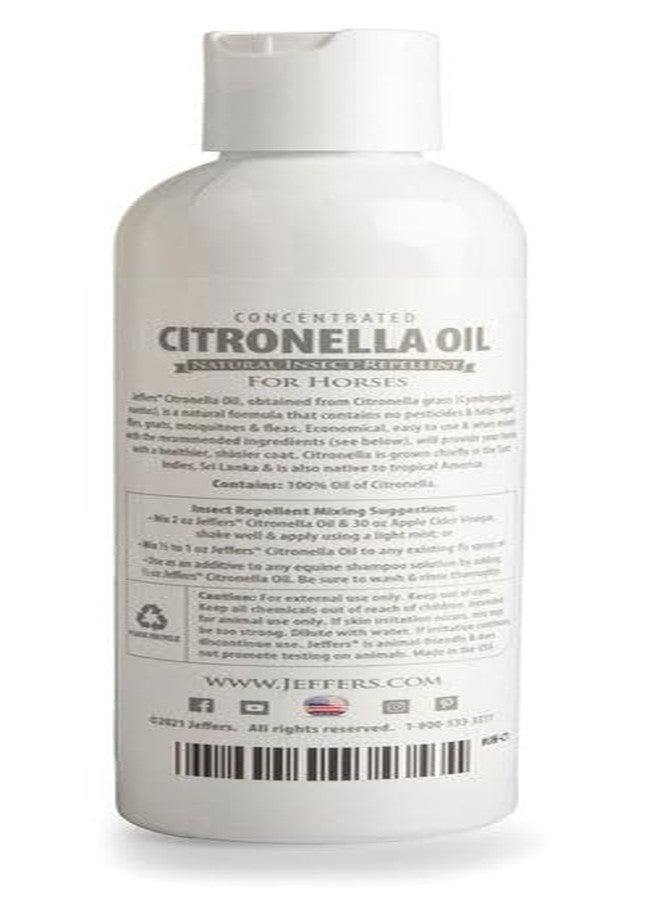 Jeffers Equine Citronella Oil - 8 oz 100% Pure Natural Essential Oil for Horses - Horse Shampoo Additive & Grooming Aid - Fresh Citrus Aroma - Safe, Eco Friendly, Non-Toxic Formula - Image 2